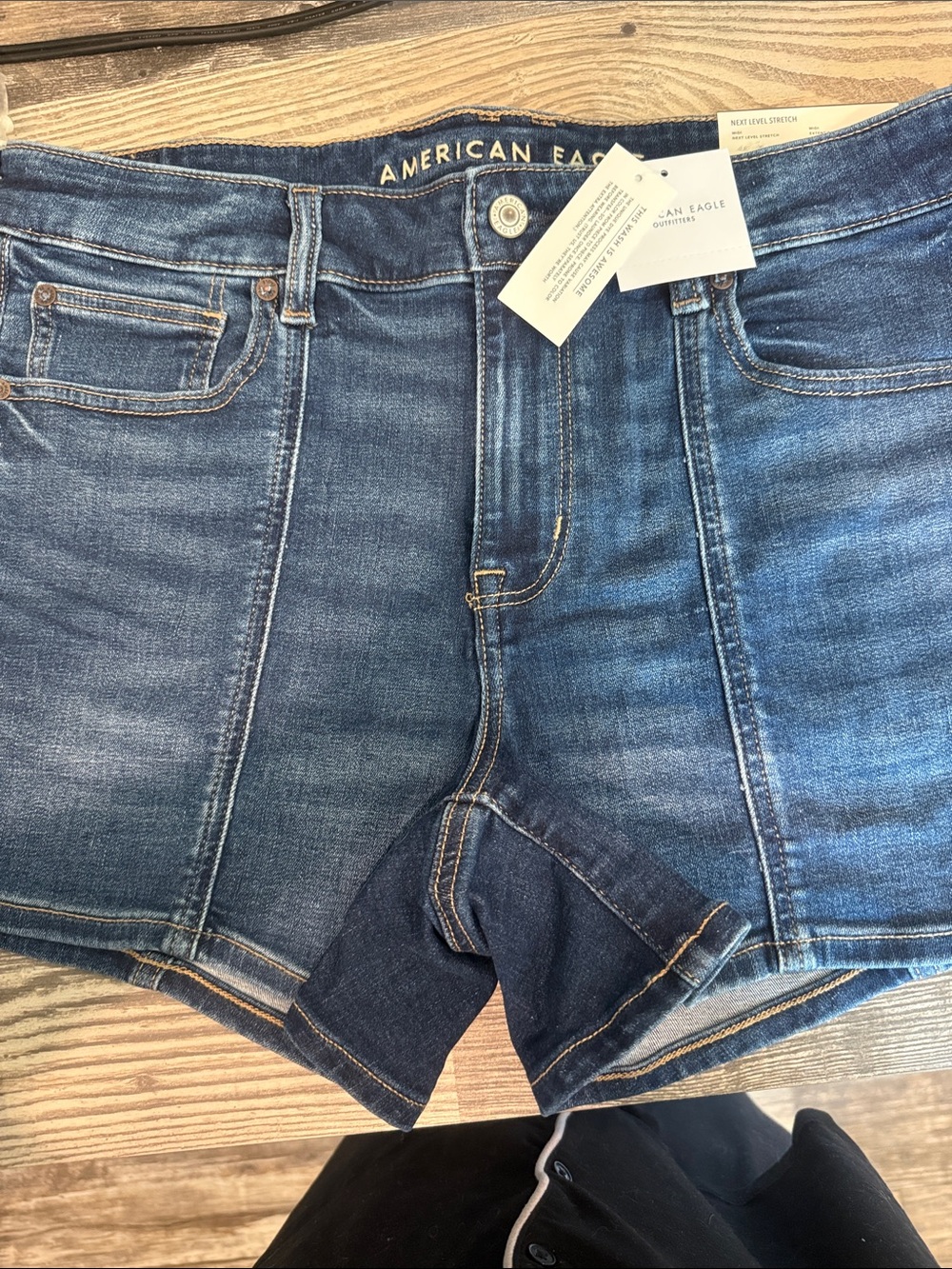American Eagle Outfitters Women's Blue Denim Ankle & Cropped Jeans